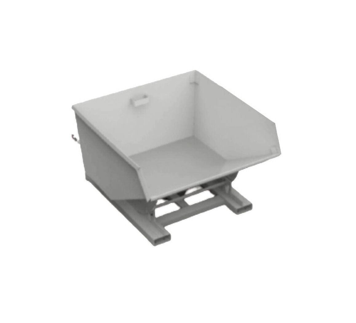 750L ECO Tipping Skip Grey